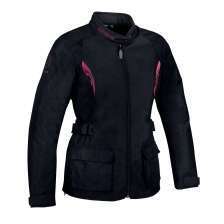 VESTE BERING LADY VIRGINIA NOIR FUCHSIA
