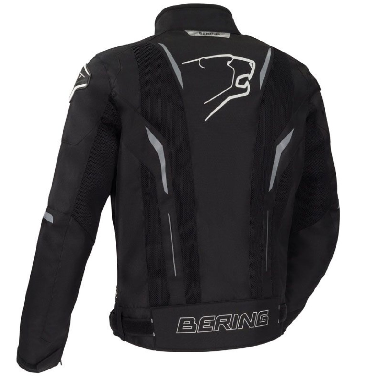 Bering Blouson moto MISTRAL Taille M Noir//Blanc//Gris