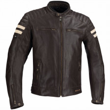 BLOUSON SEGURA STRIPE MARRON BEIGE