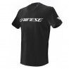T-SHIRT DAINESE NOIR BLANC