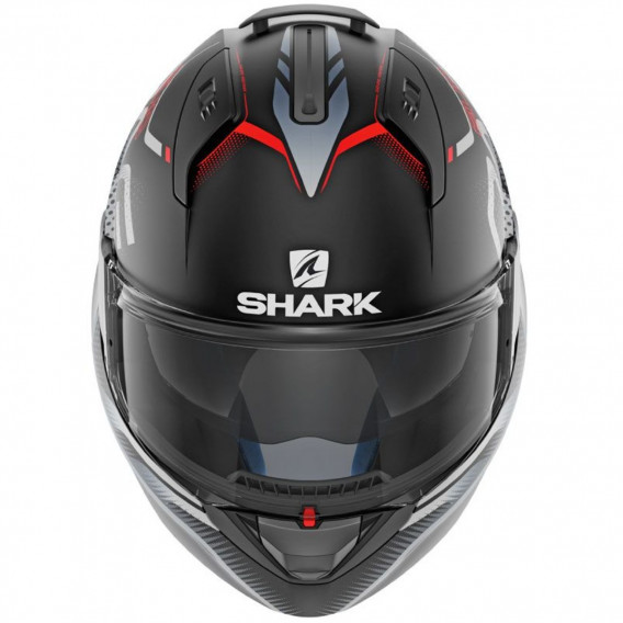 Casque Moto Modulable Shark Evo One 2 Keenser Noir Argent Rouge
