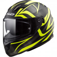 LS2 FF320 STREAM EVO JINK NOIR MAT JAUNE FLUO