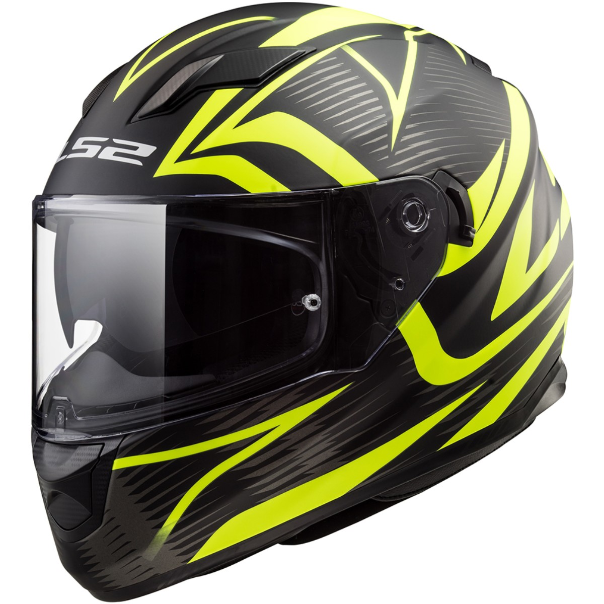 51//52 LS2 FF320 Stream Evo Helm Schwarz XXS