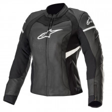 BLOUSON ALPINESTARS STELLA KIRA NOIR BLANC