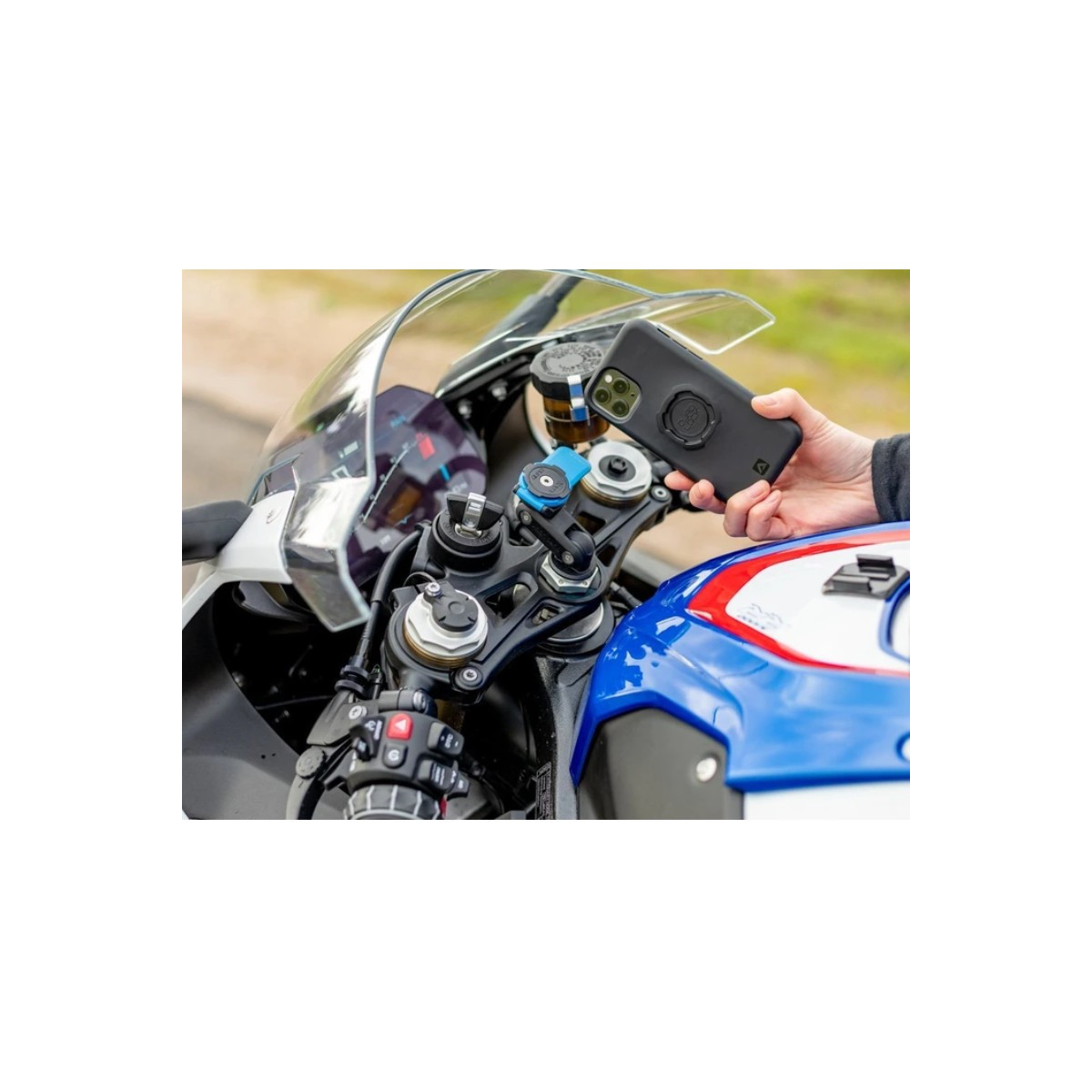 Support Quad Lock Tige De Fourche Pour Moto Sportive