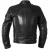 BLOUSON HELSTONS INDY CUIR RAG BLEU BLANC