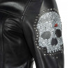 BLOUSON HELSTONS CHER CUIR SOFT NOIR