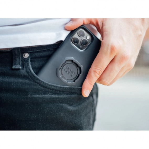 Coque de protection Case - iPhone 13 Pro Quad Lock moto :  , coque de moto