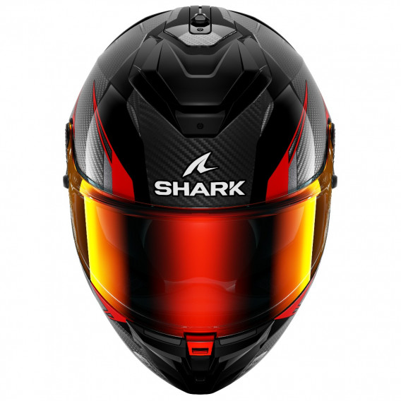 SHARK Casque moto intégral Spartan 1.2 + Cagoule - Noir mat sur