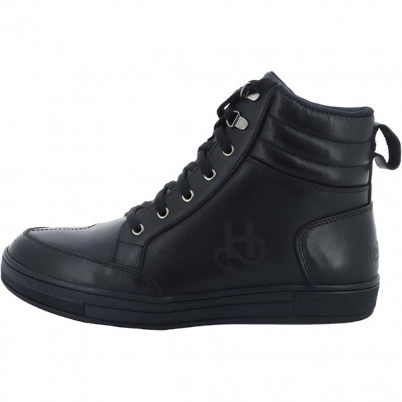BASKETS HELSTONS OSAKA CUIR NOIR