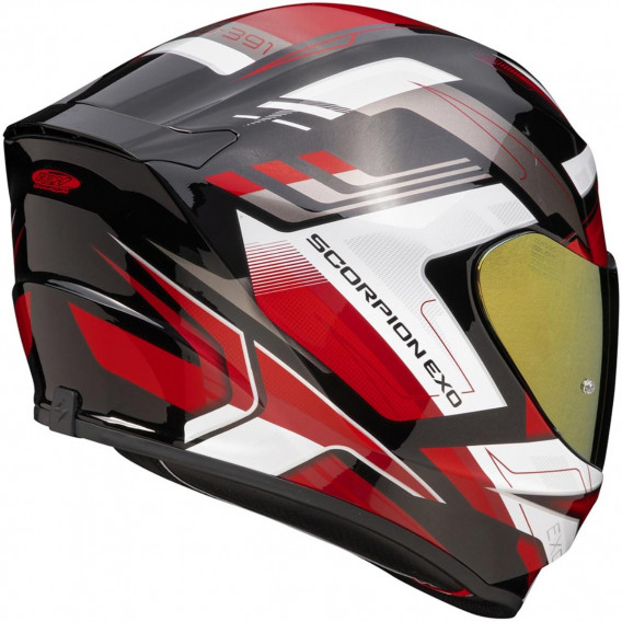 SCORPION EXO-391 CAPTOR NOIR ROUGE 22-06