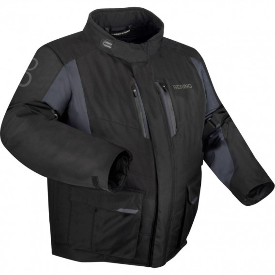 VESTE BERING SIBERIA KING SIZE NOIR GRIS W4XL