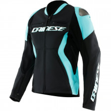 BLOUSON DAINESE RACING 5 LADY NOIR VERT D'EAU