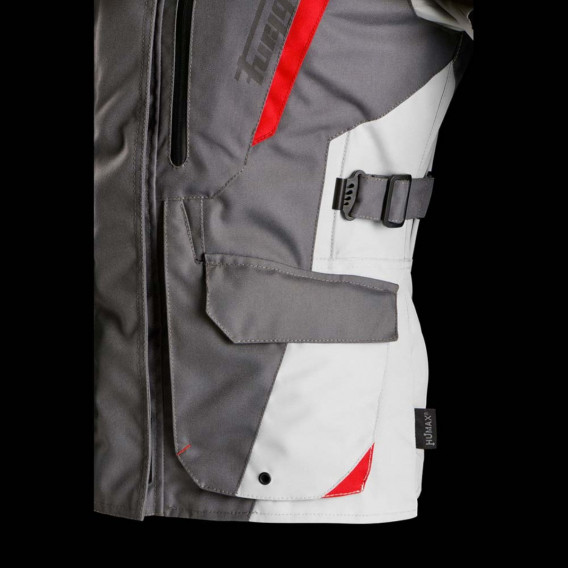 VESTE FURYGAN APALACHES LADY EVO GRIS PEARL ROUGE