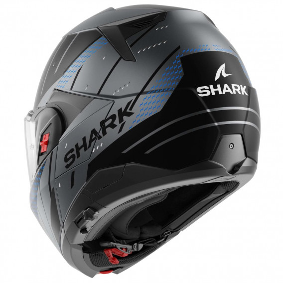 SHARK OXO RYDGER MAT ANTHRACITE BLEU NOIR