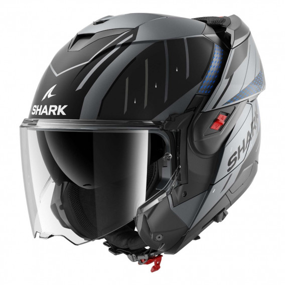 SHARK OXO RYDGER MAT ANTHRACITE BLEU NOIR