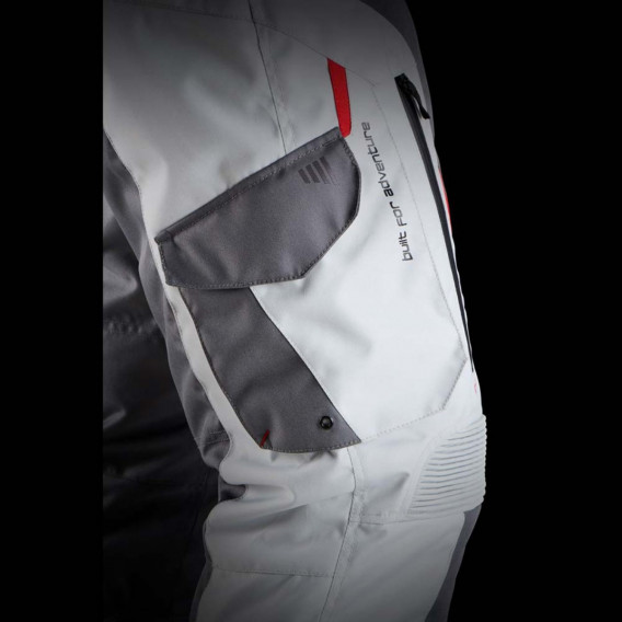 PANTALON FURYGAN KILLINGTON GRIS PEARL ROUGE