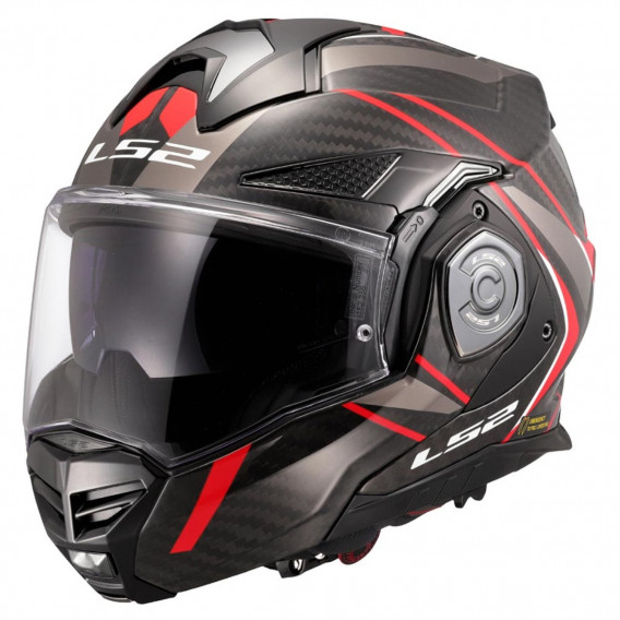 LS2 FF901 ADVANT X CARBON FUTUR II ROUGE XL