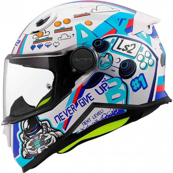 LS2 FF812 KID NEXT LEVEL BLANC