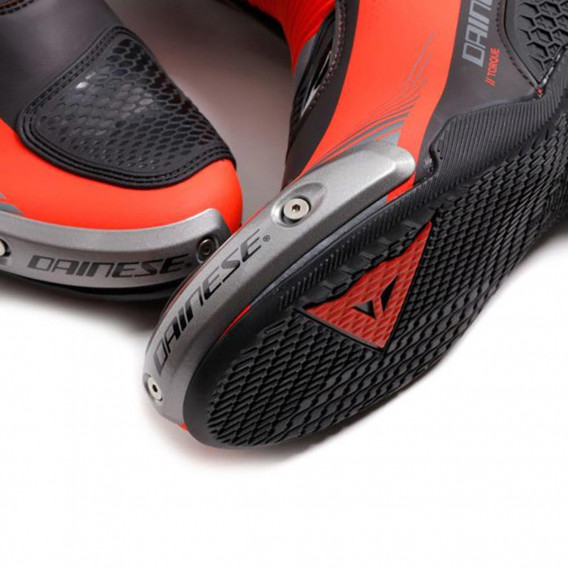 BOTTE DAINESE TORQUE 4 NOIR ROUGE FLUO