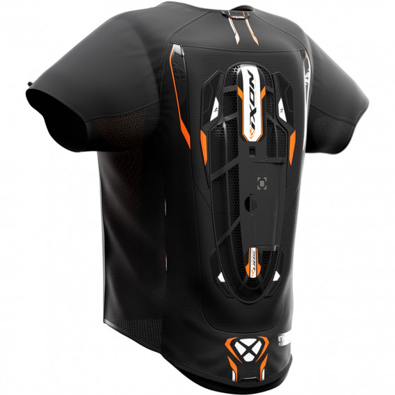 GILET IX-AIRBAG IXON U05 NOIR ORANGE 2XL