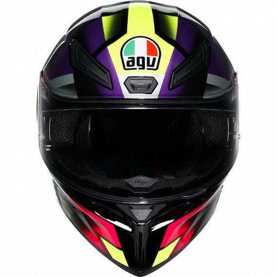 AGV K1 S FASTLAP NOIR VIOLET ROSE 22-06