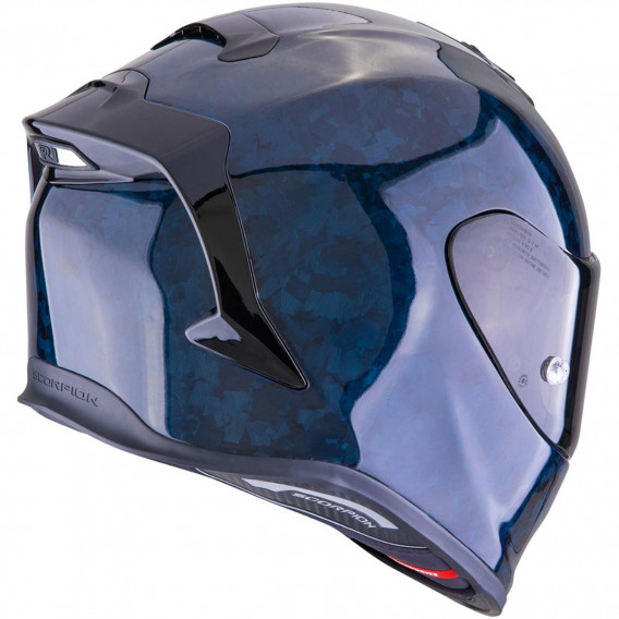 SCORPION EXO-R1 EVO ONYX CARBON AIR SOLID BLEU