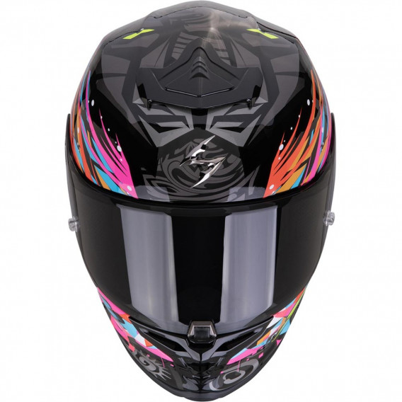 SCORPION EXO-R1 EVO II AIR SAVAGE NOIR BLEU ROSE