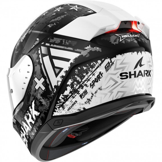 SHARK SKWAL I3 HELLCAT NOIR CHROME SILVER