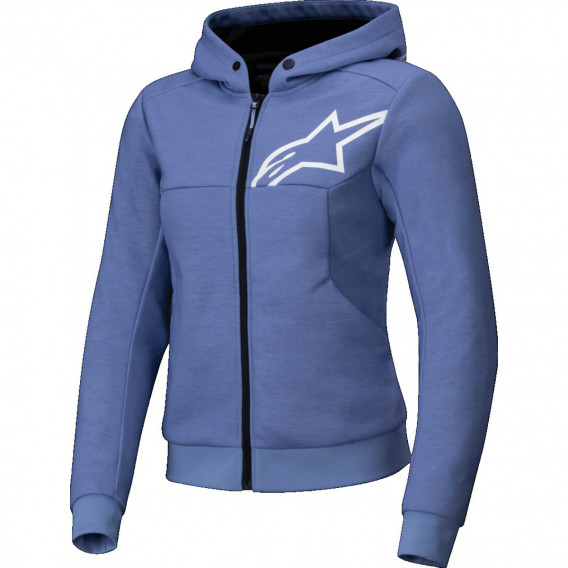 SWEAT ALPINESTARS STELLA CHROME V2 VIOLET BLANC