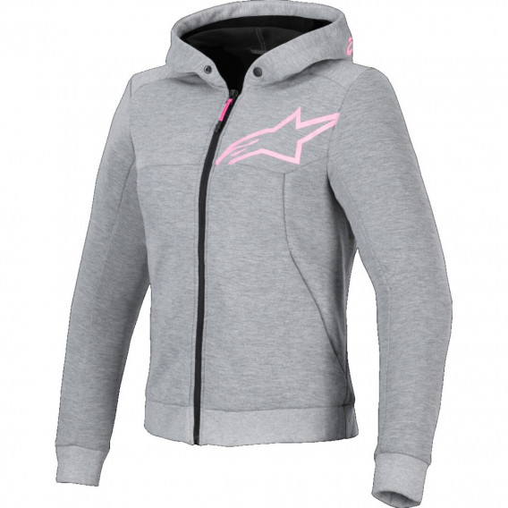SWEAT ALPINESTARS STELLA CHROME V2 GRIS ROSE