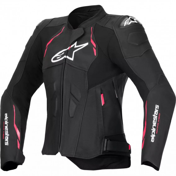 BLOUSON ALPINESTARS STELLA DUSK NOIR ROSE BLANC