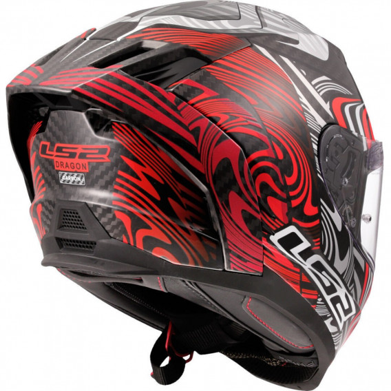 LS2 FF807 DRAGON ENTHUM ROUGE