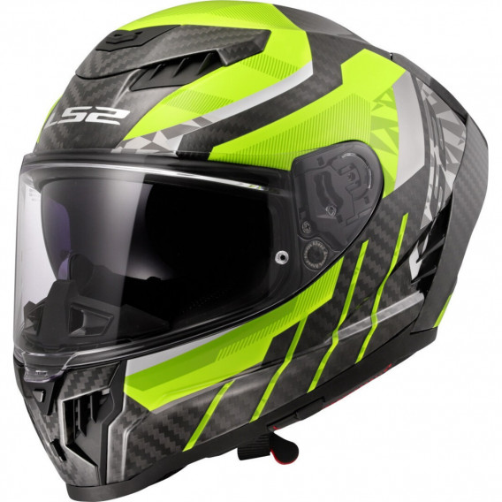 LS2 FF807 DRAGON TRAX H-V JAUNE