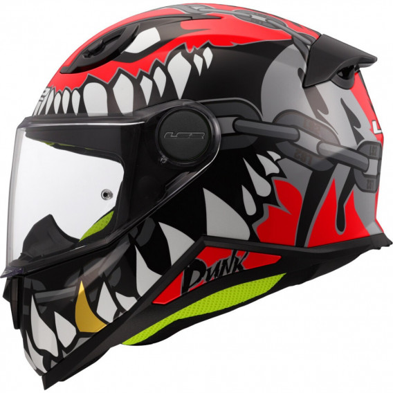 LS2 FF812 KID PUNK GRIS ROUGE