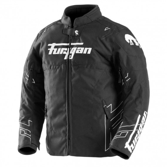 BLOUSON FURYGAN NEON KID NOIR BLANC ANTHRACITE