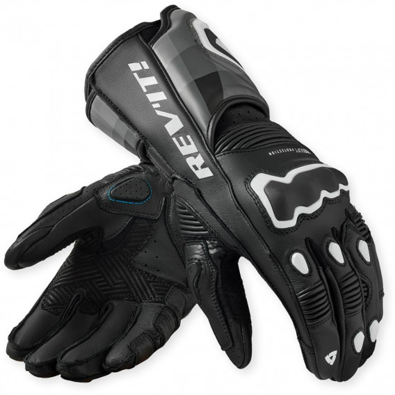 GANTS REV'IT QUANTUM 3 NOIR BLANC