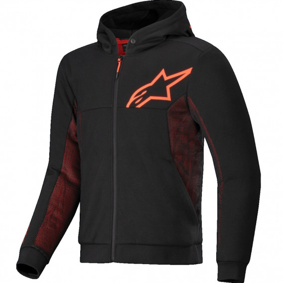 BLOUSON ALPINESTARS CHROME AIR SPORT NOIR ROUGE