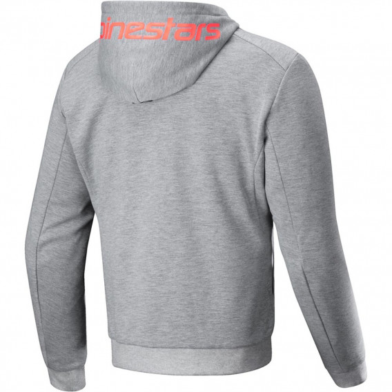 SWEAT ALPINESTARS CHROME V2 SPORT GRIS ROUGE