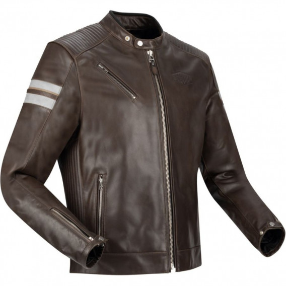 BLOUSON SEGURA ROMEO MARRON BLANC