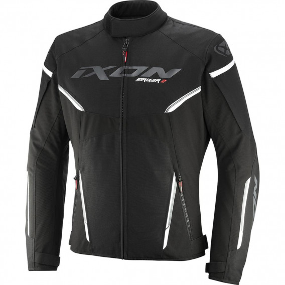BLOUSON IXON STRIKER 2 NOIR BLANC