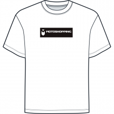 T-SHIRT MOTOSHOPPING BLANC V2