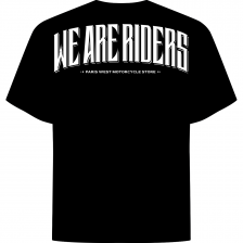 T-SHIRT OVERSIZE MOTOSHOPPING NOIR V2