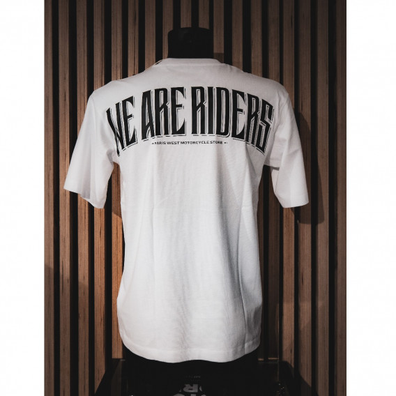 T-SHIRT OVERSIZE MOTOSHOPPING BLANC V2