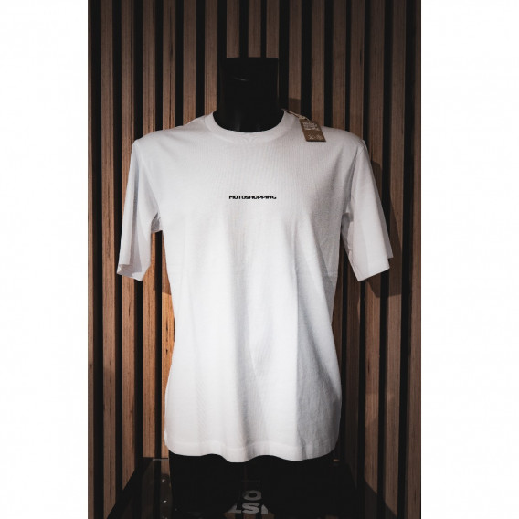 T-SHIRT OVERSIZE MOTOSHOPPING BLANC V2