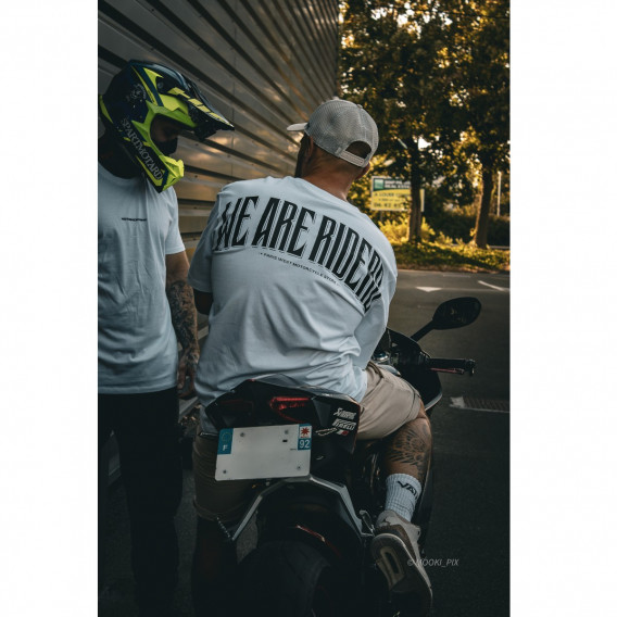 T-SHIRT OVERSIZE MOTOSHOPPING BLANC V2