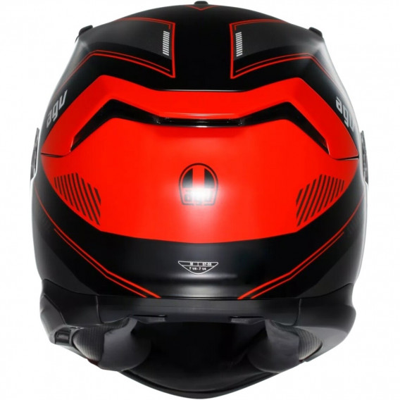 AGV K7 KYBER NOIR MAT ROUGE