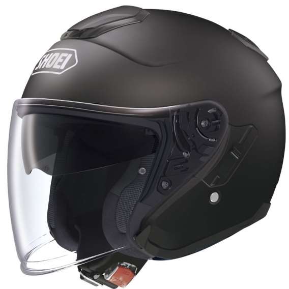 Casque Moto Jet Shoei J Cruise Noir Mat Motoshopping Vente Casque